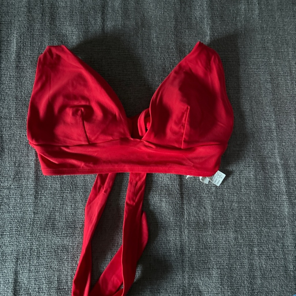 NEVER WORN: Hollister Red Satin Bra Intimates